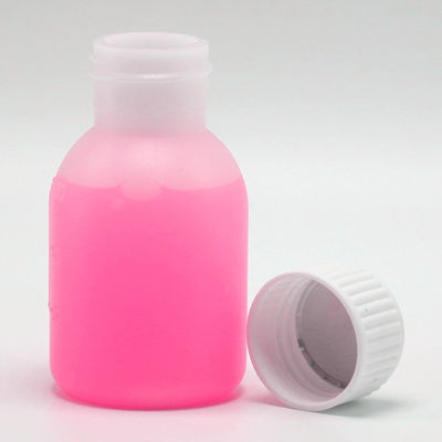 PEシロップボトル 60mL/2oz 白/青色不透明色 カスタマイズされた色オプション