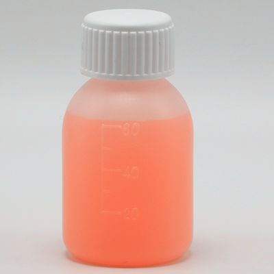 PEシロップボトル 60mL/2oz 白/青色不透明色 カスタマイズされた色オプション