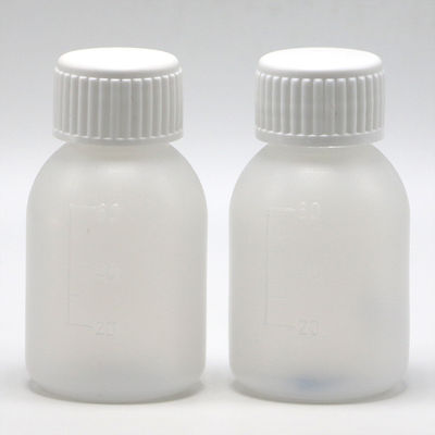 PEシロップボトル 60mL/2oz 白/青色不透明色 カスタマイズされた色オプション