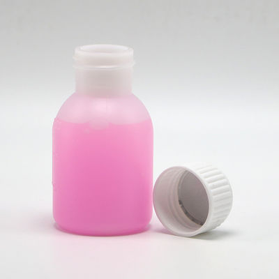 PEシロップボトル 60mL/2oz 白/青色不透明色 カスタマイズされた色オプション