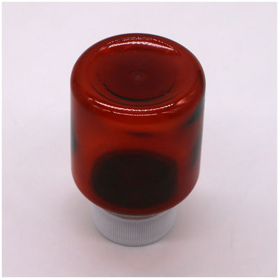 70ML PET アンバー メイプル 咳シロップ 安全蓋と熱密封付き口腔液体ボトル