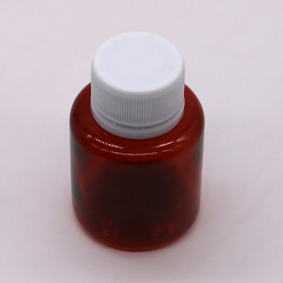 70ML PET アンバー メイプル 咳シロップ 安全蓋と熱密封付き口腔液体ボトル
