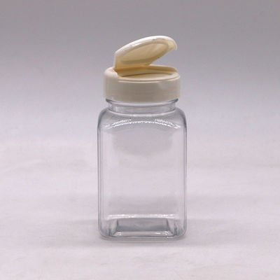薬剤ボトル 100ml PET パーソナルカラーと様々な蓋付きの四角形のプラスチックボトル