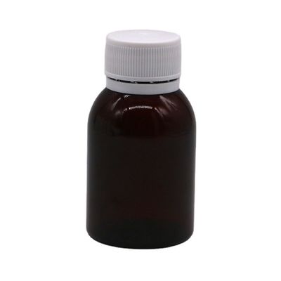 80ML PET メイプル咳シロップ スクリーンプリントと安全蓋付きの口腔液体ボトル