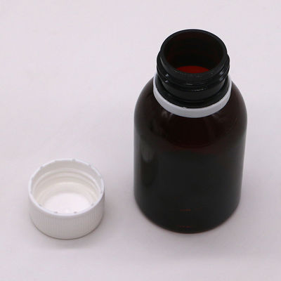 80ML PET メイプル咳シロップ スクリーンプリントと安全蓋付きの口腔液体ボトル