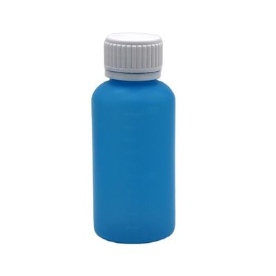 カスタマイズ可能な色 HDPE 100ml 液体空きプラスチックボトル