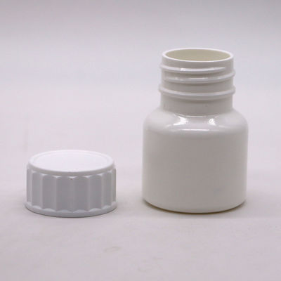 カスタマイズされたロゴ 30ml PE ホワイト 錠剤 薬瓶 スクリューキャップ 高耐久性