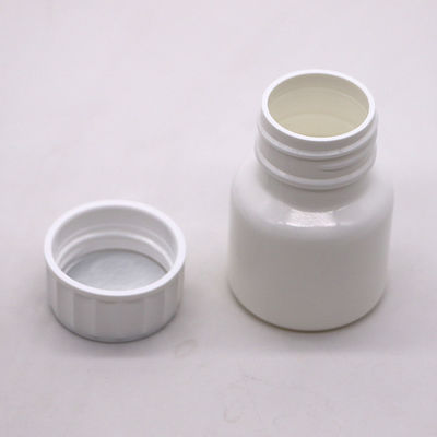 カスタマイズされたロゴ 30ml PE ホワイト 錠剤 薬瓶 スクリューキャップ 高耐久性