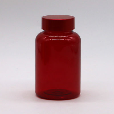 PETプラスチックタイプ 175ML/6OZ CRCスクリューフリップトップキャップ付きカプセル錠剤薬瓶