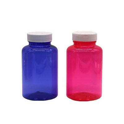 300ml/10oz 丸い形 PETプラスチックボトル 錠剤ボトル容器のためのフリップトップキャップ
