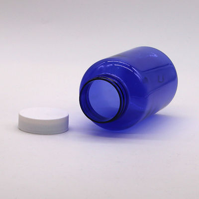 300ml/10oz 丸い形 PETプラスチックボトル 錠剤ボトル容器のためのフリップトップキャップ