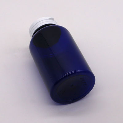 コラー素材 PET 200cc 丸いプラスチックボトル 簡単に引けるリングキャップの薬容器