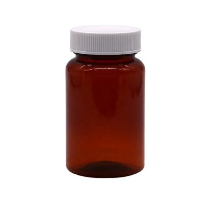 100ml PET アンバー プラスチック 錠剤/ビタミン/カプセル ボトル 子供 安全 蓋 と 螺栓 蓋