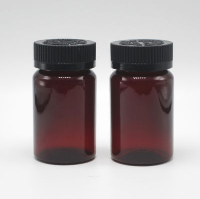 100ml PET アンバー プラスチック 錠剤/ビタミン/カプセル ボトル 子供 安全 蓋 と 螺栓 蓋