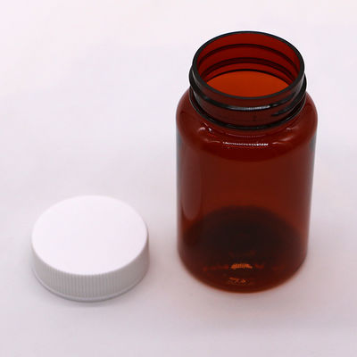 100ml PET アンバー プラスチック 錠剤/ビタミン/カプセル ボトル 子供 安全 蓋 と 螺栓 蓋