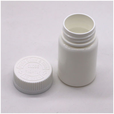 50ml PE 丸形 HDPE プラスチックボトル 薬剤 固体錠剤 カプセル 保存