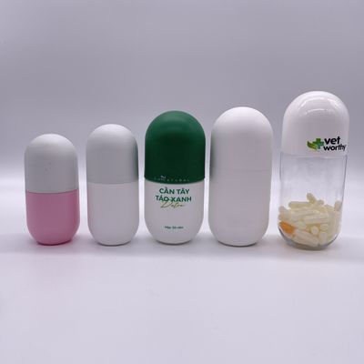 ビタミンサプリメントの錠剤のための120ml/130ml/180ml/200ml/250ml HDPEプラスチックカプセル形ボトル