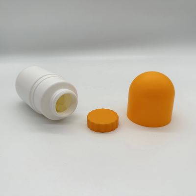 スクリューキャップ 補給品のためのHDPEカプセルボトル 130ml キャンディー 錠剤 プラスチック薬