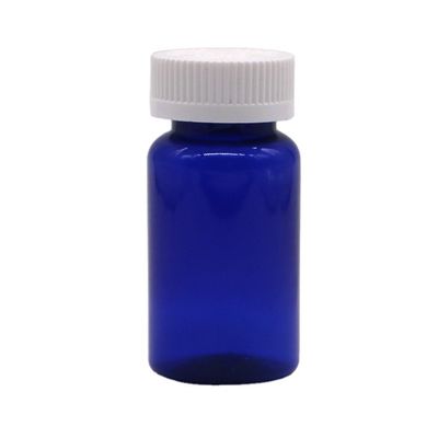 75ml 丸い形 PET プラスチックボトル 螺旋蓋とカスタムラベル印刷サービス