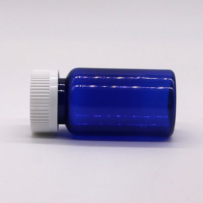 75ml 丸い形 PET プラスチックボトル 螺旋蓋とカスタムラベル印刷サービス