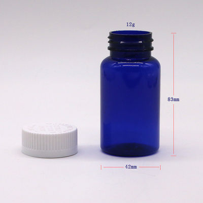 75ml 丸い形 PET プラスチックボトル 螺旋蓋とカスタムラベル印刷サービス
