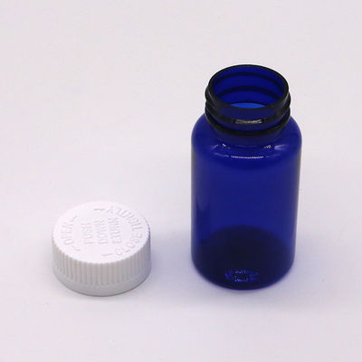 75ml 丸い形 PET プラスチックボトル 螺旋蓋とカスタムラベル印刷サービス
