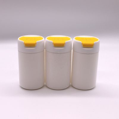 PE素材 120ml 丸い形 HDPE プラスチックボトル 固体錠剤とカプセル 保存