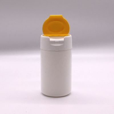PE素材 120ml 丸い形 HDPE プラスチックボトル 固体錠剤とカプセル 保存