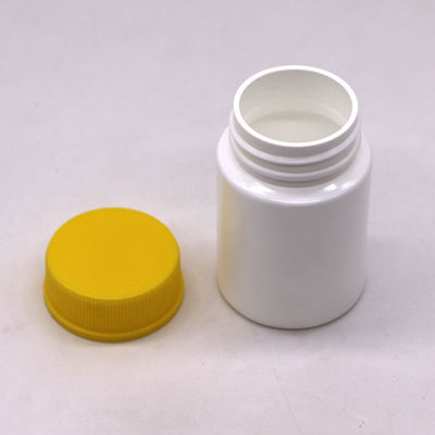 80ml HDPE ボトル 広口 空きカプセル コンテナ 螺栓蓋と子供用安全蓋