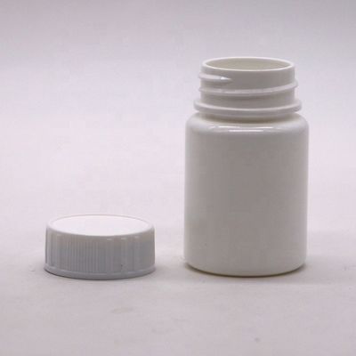 容量 30ml HDPE 携帯型 白いプラスチック製の錠剤容器 子供用安全蓋付き