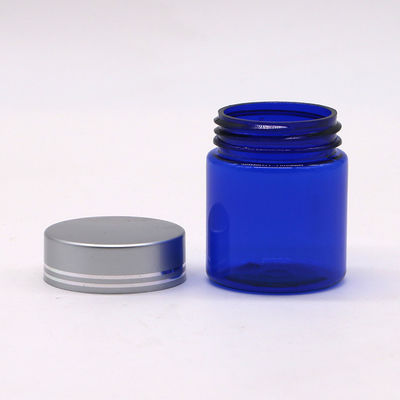再充填可能な40ml/1.3oz PET錠剤 カプセル シルバーアルミニウムスクリューキャップの魚油ボトル