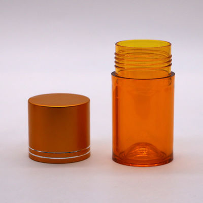 再充填可能な60ml PET錠剤 カプセル 金銀 アルミ製 スクリューキャップ付き 魚油ボトル