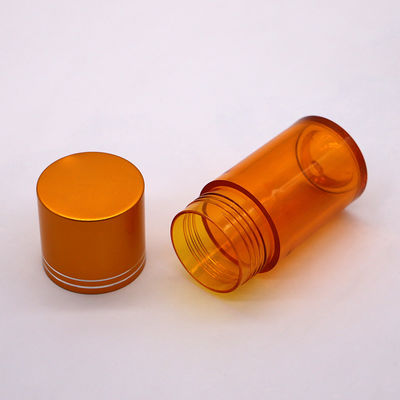 再充填可能な60ml PET錠剤 カプセル 金銀 アルミ製 スクリューキャップ付き 魚油ボトル