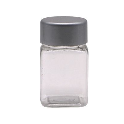 60ml PET プラスチックの四角ボトル 錠剤用のプラスチックスクリューキャップ カプセル