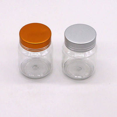 70ML PET食品グレード 繊細なプラスチック カプセル 錠剤 ボトル 金銀キャップ 輸出国