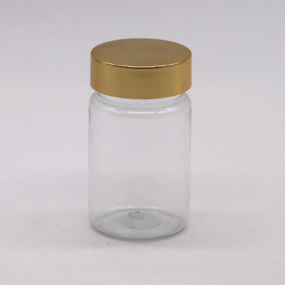保健 70ML PET プラスチック カプセル 錠剤 ボトル 金銀 カップ