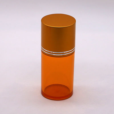 80mL PETシリンダー形 広口プラスチック透明ボトル アルミ蓋が簡単に