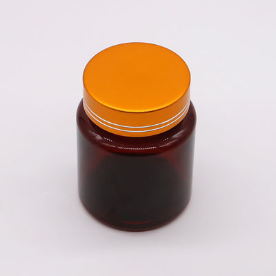 黄金コーティングキャップ 錠剤用のPET薬剤ボトル 錠剤カプセル 100cc 再充填可能で無菌
