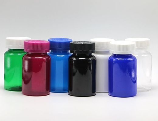 透明なサプリメントボトル 120mL 4oz PETカプセル ボトル 安全蓋付き