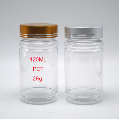 PETカラー 120ml バンブー形プラスチックボトル 錠剤 カプセル タブレット 薬剤サプリメント