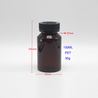 錠剤/カプセル/粉末/錠剤 素材150ml/5ozのカスタマイズされた色のPETボトル