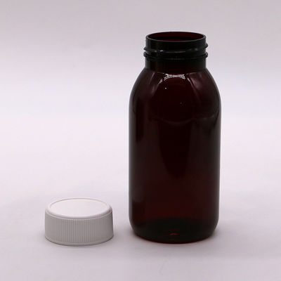 切断可能 180ML PET 丸型 消毒 咳シロップ 幼児用安全蓋付き口服用液体ボトル