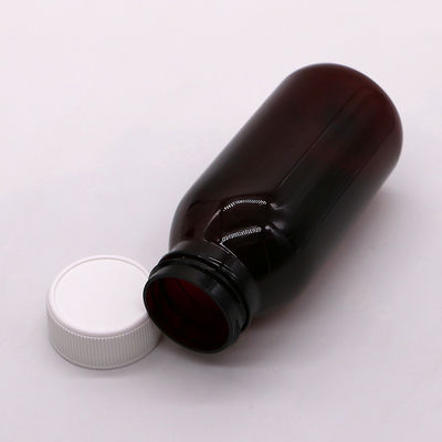 切断可能 180ML PET 丸型 消毒 咳シロップ 幼児用安全蓋付き口服用液体ボトル
