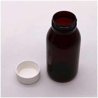 切断可能 180ML PET 丸型 消毒 咳シロップ 幼児用安全蓋付き口服用液体ボトル