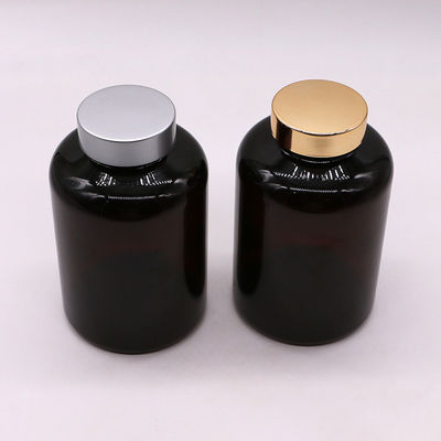500mlのプラスチックPET薬剤容器のためのスクリューキャップとカスタマイズされたカラーラベルステッカー
