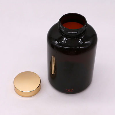 500mlのプラスチックPET薬剤容器のためのスクリューキャップとカスタマイズされたカラーラベルステッカー