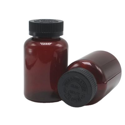 スクリューキャップ 180ml PET プラスチック錠剤ボトル 錠剤粉末 カプセル タブレット HOT SEAL