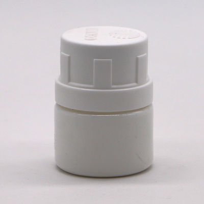 25ml ホワイト HDPE 空っぽ 再充填可能な固体薬剤カプセル 化学粉末