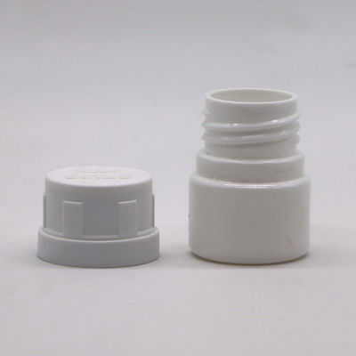 25ml ホワイト HDPE 空っぽ 再充填可能な固体薬剤カプセル 化学粉末