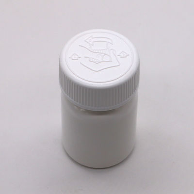 小容量 40ml HDPE プラスチックボトル 螺栓蓋とカスタムラベル印刷